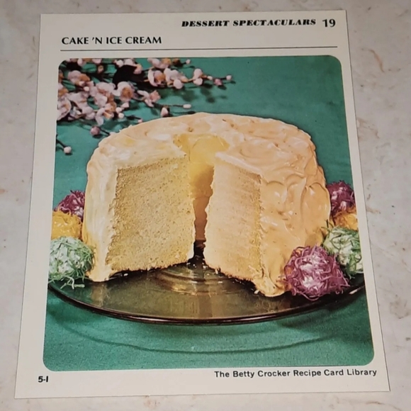 The Betty Crocker Recipe Card Library REPLACEMENT CARD DESSERT SPECTACULARS - Picture 1 of 1